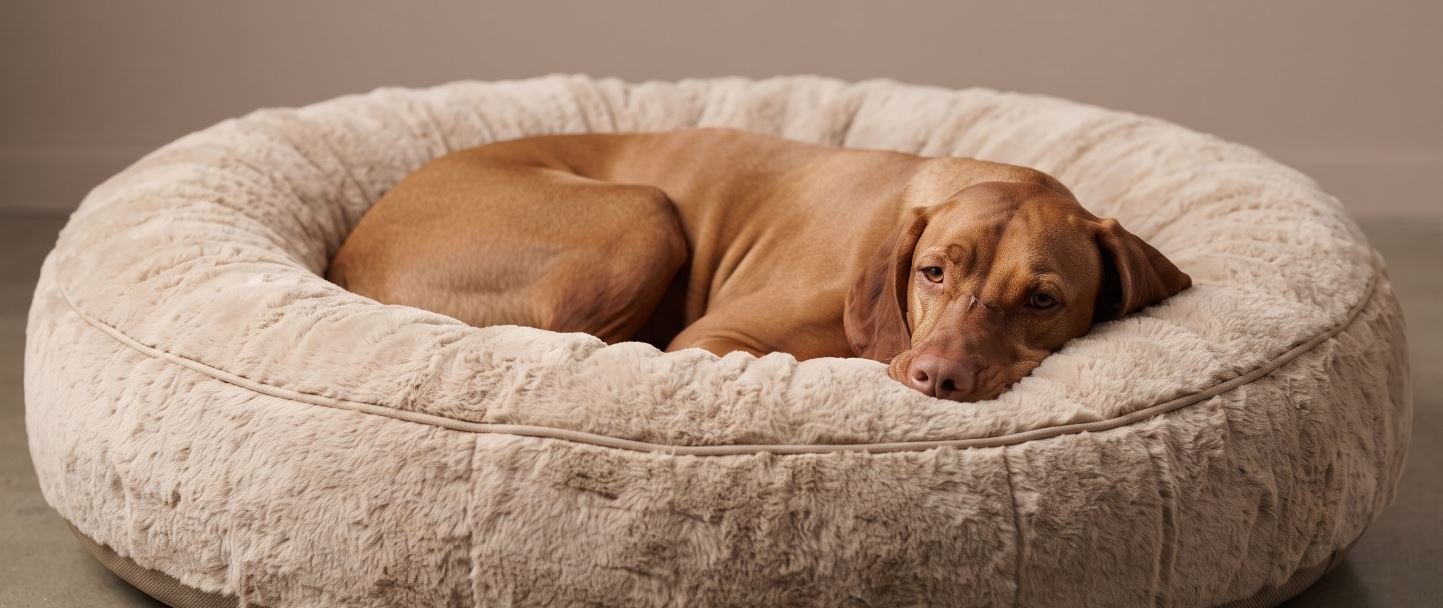 Pet Anti-Anxiety Donut Beds Round Beds For Dogs And Cats Manufacturer and exporter Noida India