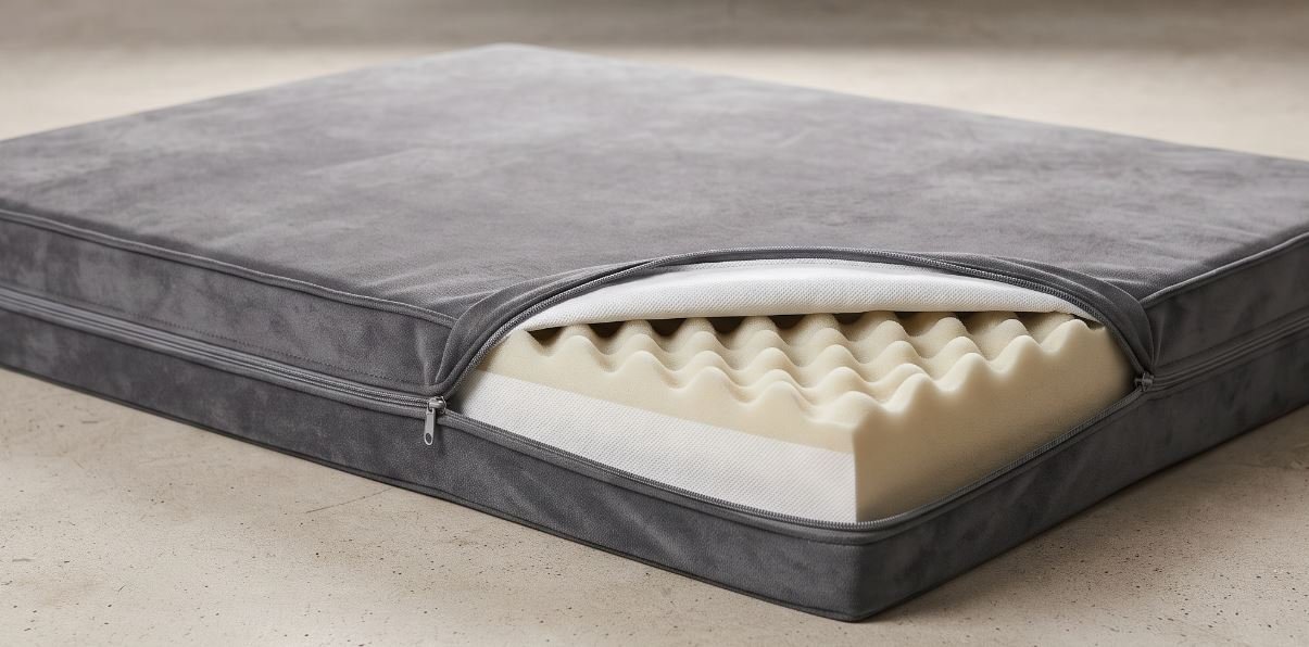 Pet orthopedic memoryfoam beds mats For Dogs And Cats Manufacturer and exporter Noida India